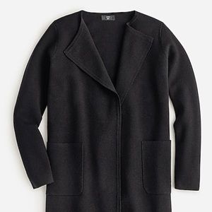 NWT JCrew Juliette Collarless Sweater-Blazer